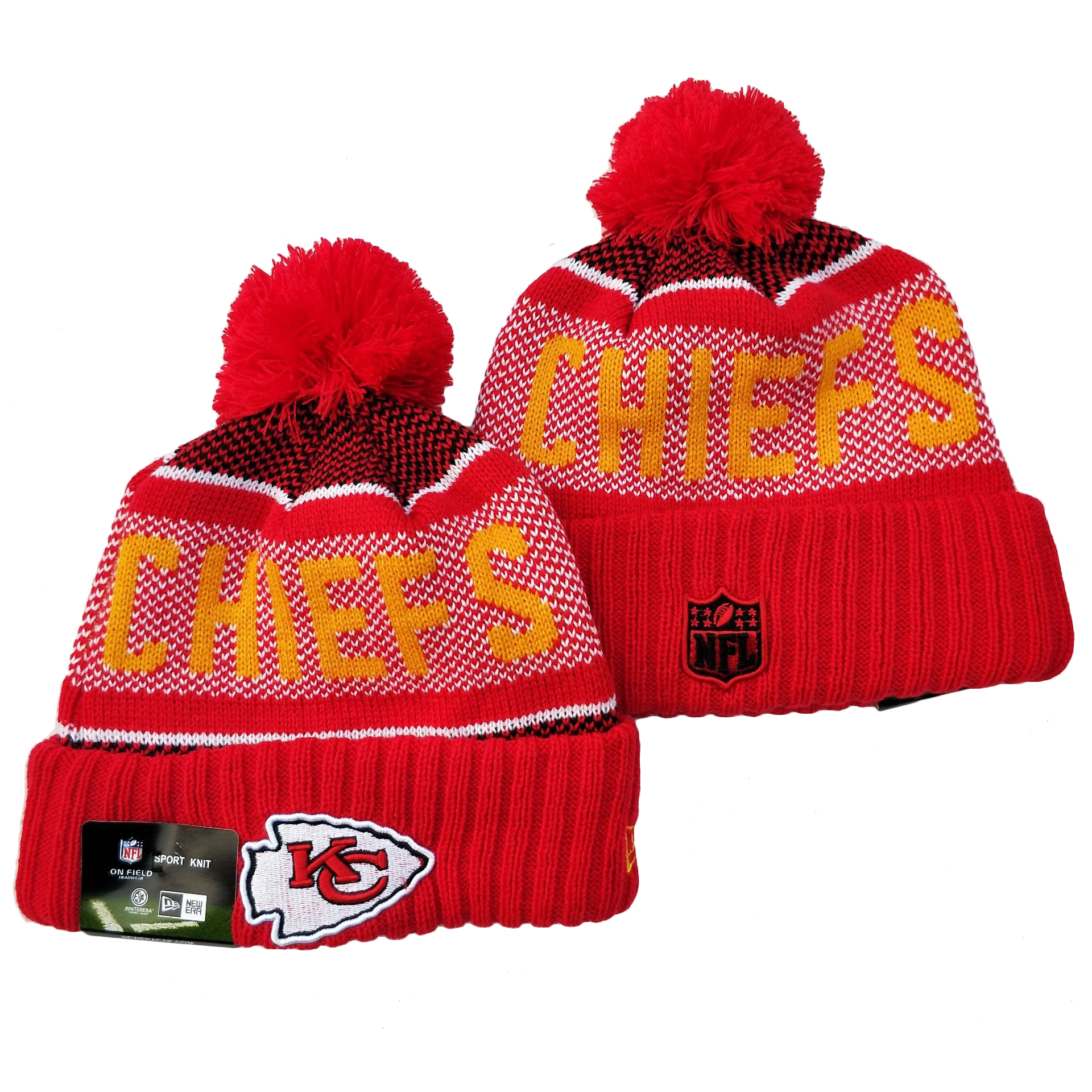 Kansas City Chiefs Knit Hats 063